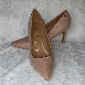 Calvin Klein Blush Pointed Heels